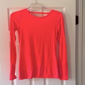GAP fit Women's Neon Pink Long Sleeve Tee